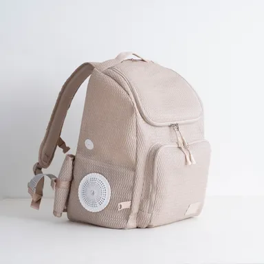 AGS機能付きメッシュペットリュック開発中イメージ