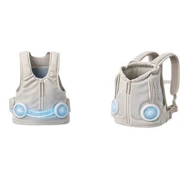 「空調と、出かける」シリーズ開発中商品イメージ(AI生成技術を使用しています)