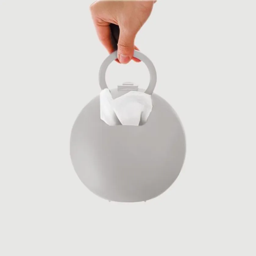 持ち運びに便利なハンドル付き