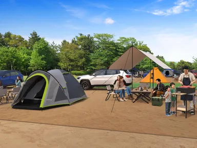 【キャンプフィールド（イメージ）】