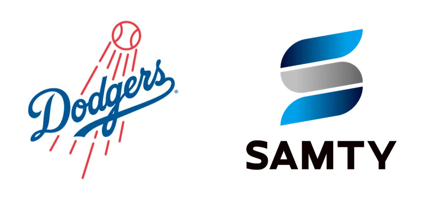 ドジャースロゴ・サムティロゴ
