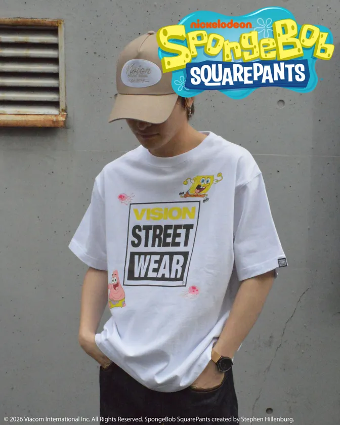 【スポンジ・ボブコラボ】VSW LogoT / VSWロゴグラフィックTシャツ