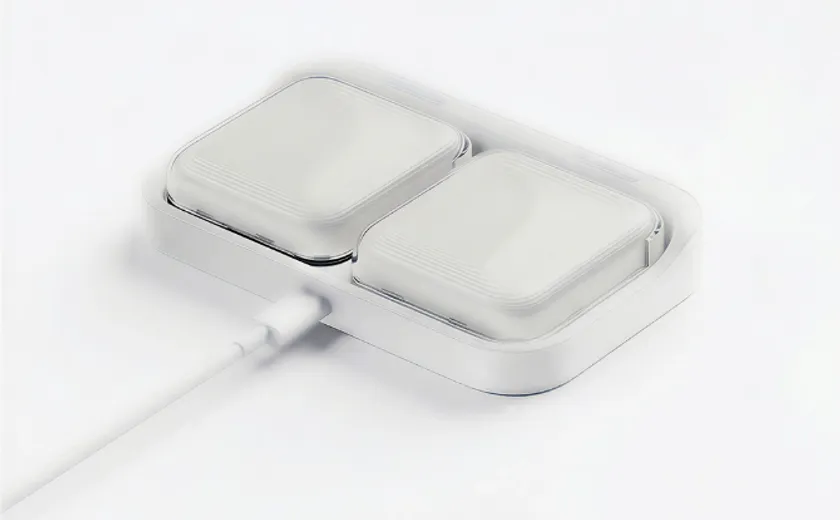 2台同時にストックできる充電ベース