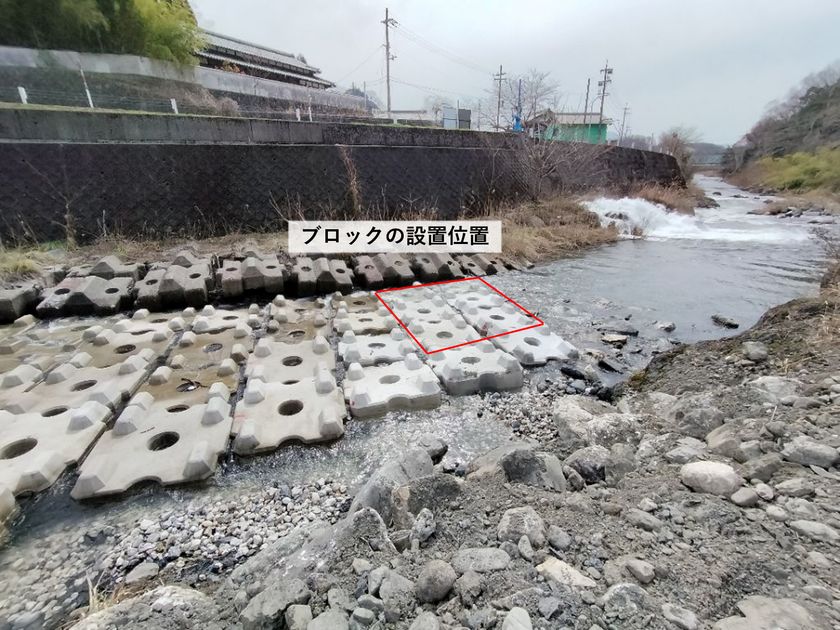 CPコンクリートコンソーシアムと滋賀県が連携し、
姉川護岸工事に環境配慮型のCPコンクリートを施工