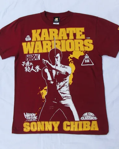 子連れ殺人拳(斬捨てバーガンディ)Tシャツ(1)