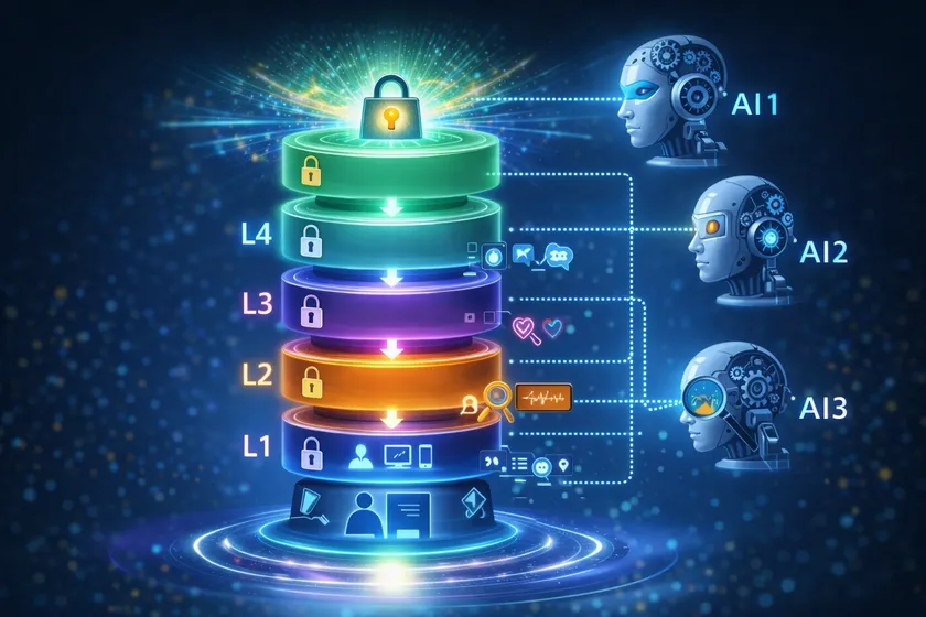 多重高層と3重AIによる強化
