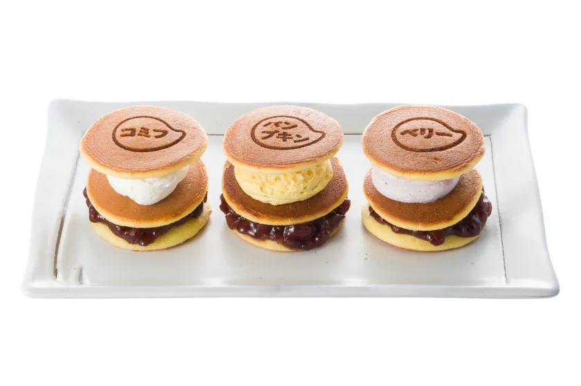 コミフ 三種のどら焼き生サンド