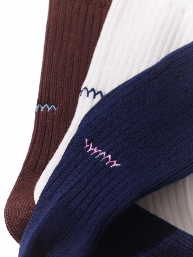 Ribbed Crew Socks1