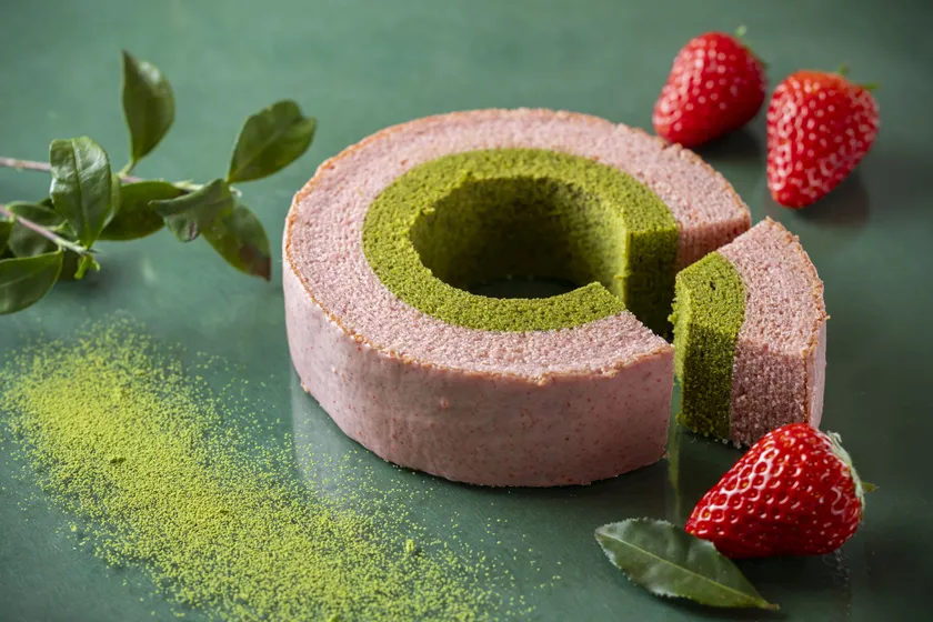 いちごのバウムクーヘン静岡抹茶　※写真は全てイメージです