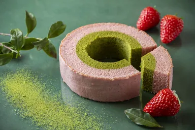 いちごのバウムクーヘン静岡抹茶　※写真は全てイメージです