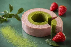 いちごのバウムクーヘン静岡抹茶　※写真は全てイメージです
