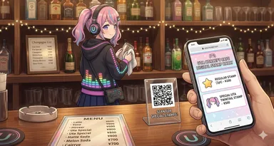 二次元コードからアクセス