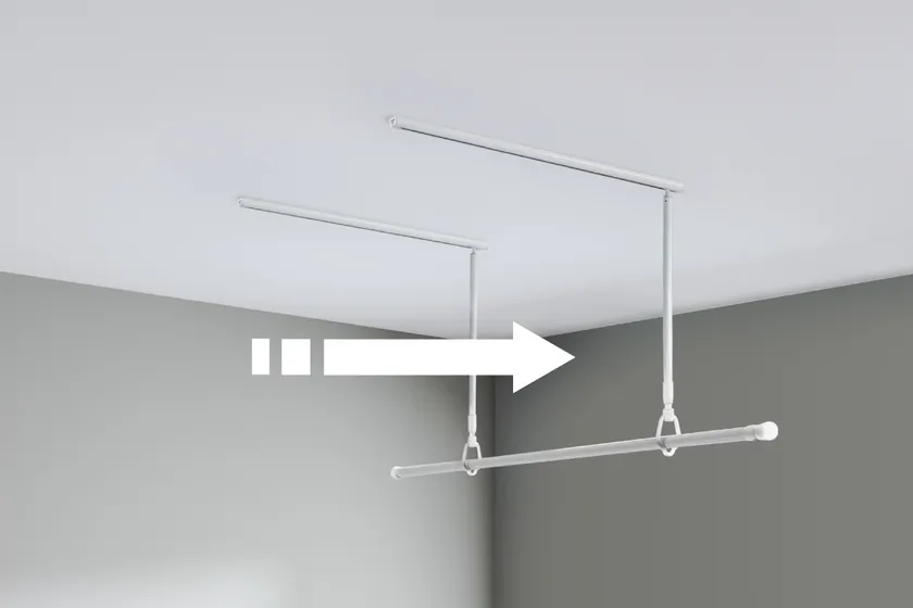 壁際へスライド