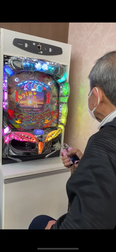 機器全体と実際の利用風景