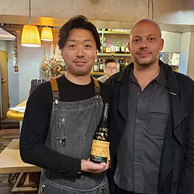 店長吉田＆ウルテリオール エリアス