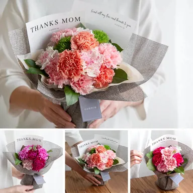 そのまま飾れるメッセージブーケ(ミックスカラー)