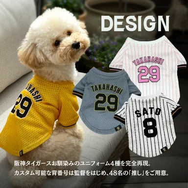 ユニフォームを踏襲した本格的なデザイン(C)阪神タイガース