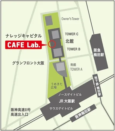 カフェラボ地図