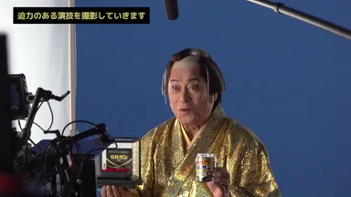 迫力のある演技を撮影していきます