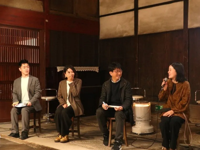 今年度の「持続可能な魅力ある田園地域創出事業」にチャレンジした(右から)水戸田、船峅、桐谷、庄川各地域のメンバーたち