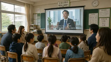 学校での視聴イメージ