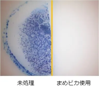 ルック まめピカ使用比較画像