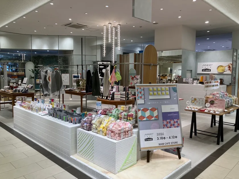 期間限定ショップ「MAM CAFE STORE金沢百番街 Rinto店」