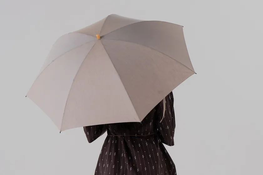差した瞬間に感じる、やさしい光の広がりを持つ日傘