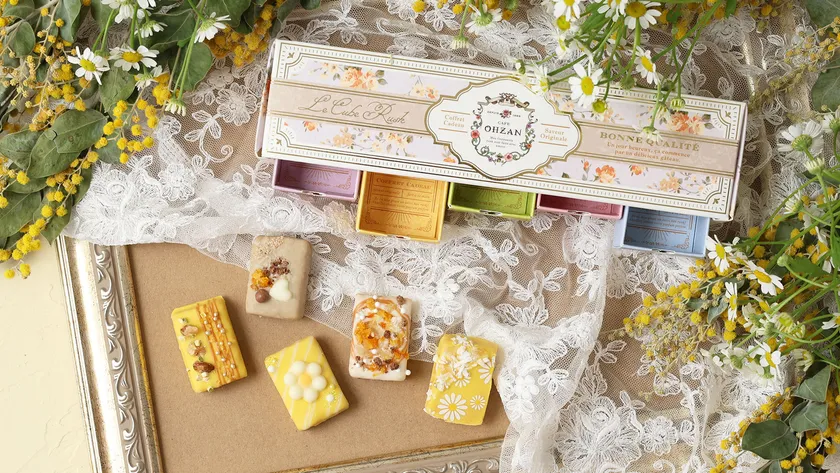 マーガレットをデザインしたチョコレートラスクが登場