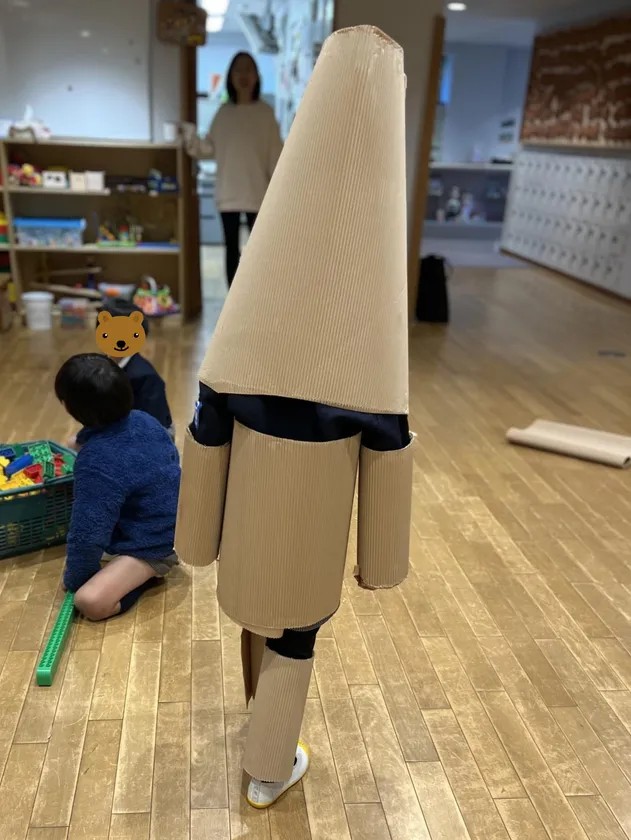 クレダンで作ったロボット風コスチューム