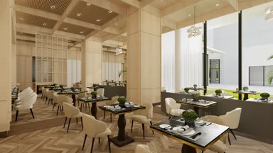 レストラン完成予想図