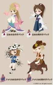 CocoPPaPlay１周年国別衣装画像