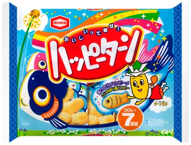 210gハッピーターン7袋詰こどもの日