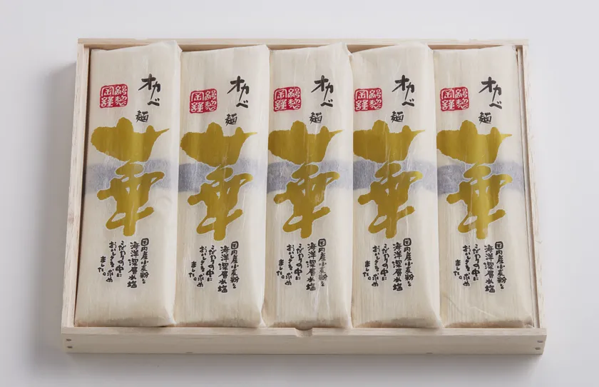 高級半田手延めん「華」　木箱15人前