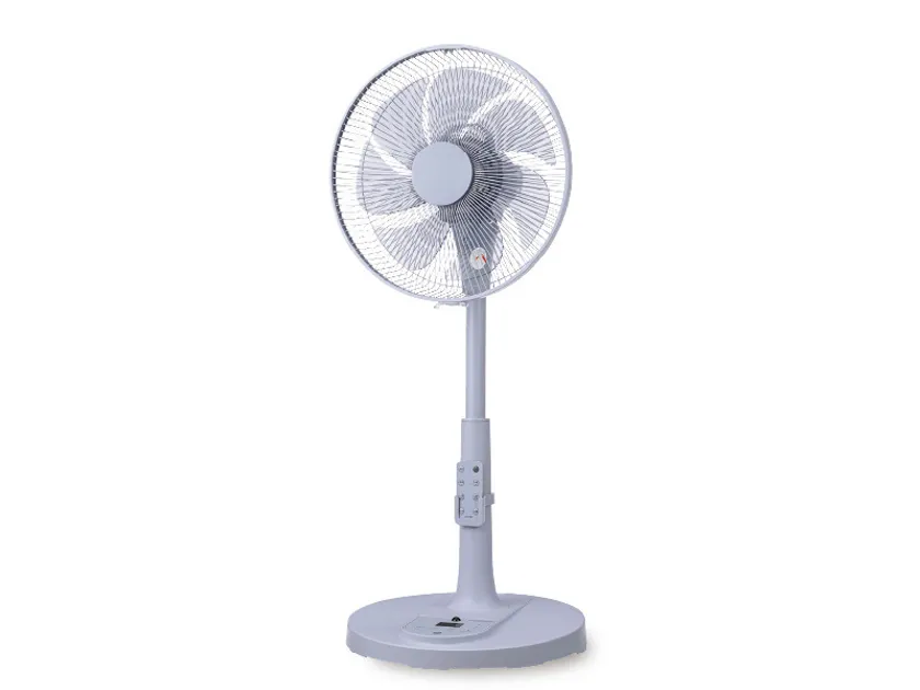 温度センサー付きDCモーター扇風機、新色のパープル。