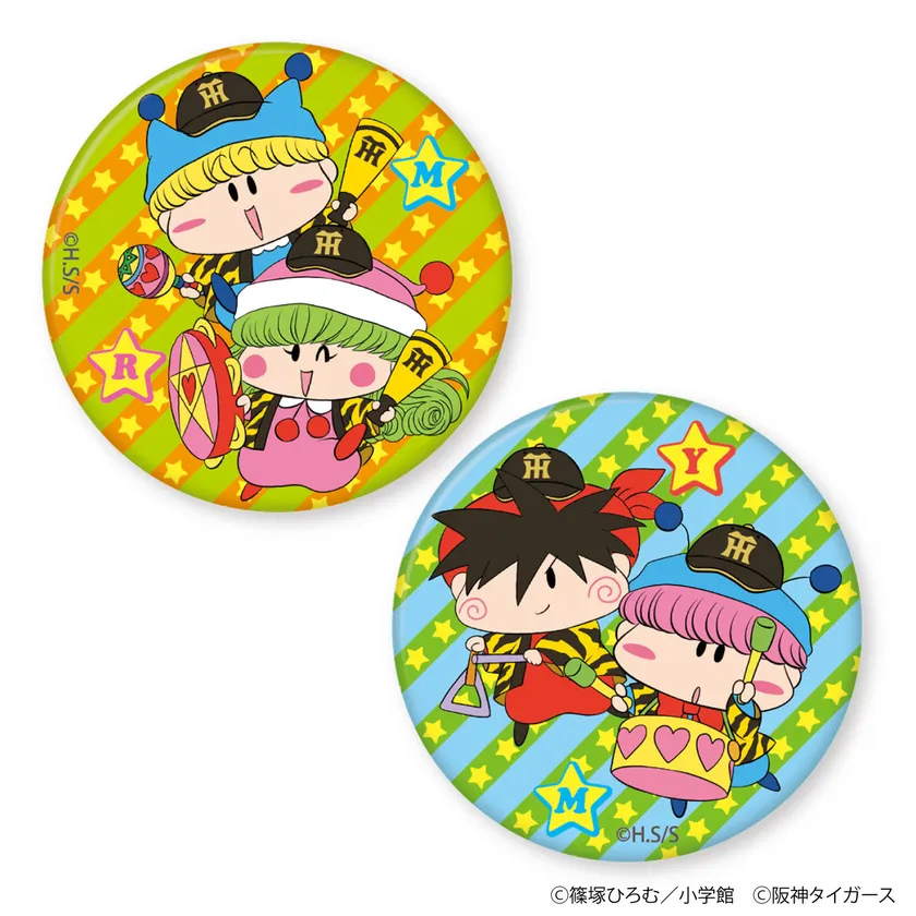 Tigers×ミルモでポン！缶バッジ2個セット