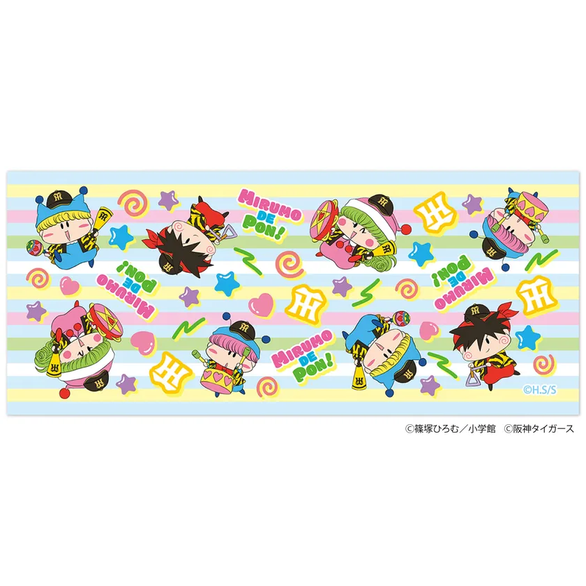 Tigers×ミルモでポン！フェイスタオル(総柄ver.)