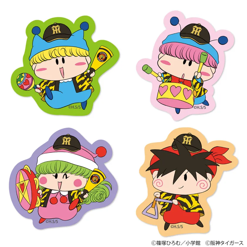 Tigers×ミルモでポン！ステッカー4枚セット