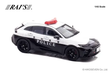 1/43 トヨタ クラウン スポーツ RS (AZSH37) 2025 愛知県警察総務部広報課広報車両：右前