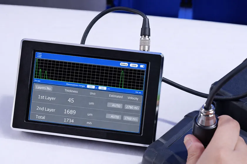 樹脂上のコーティング測定