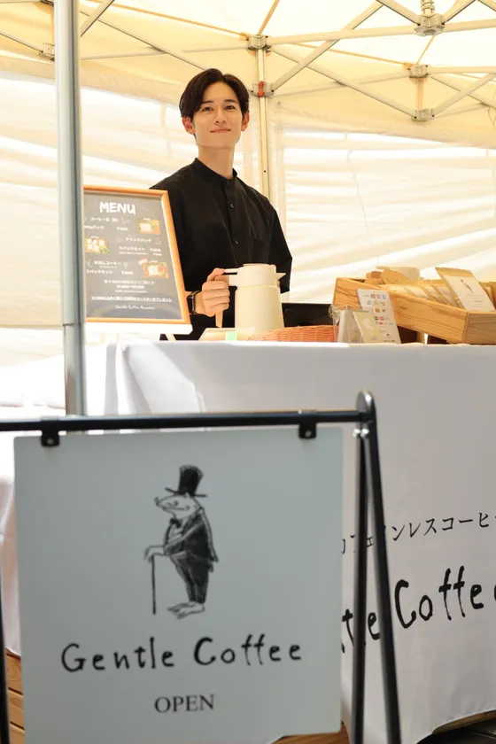 コーヒー店頭販売の様子