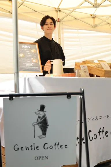 コーヒー店頭販売の様子