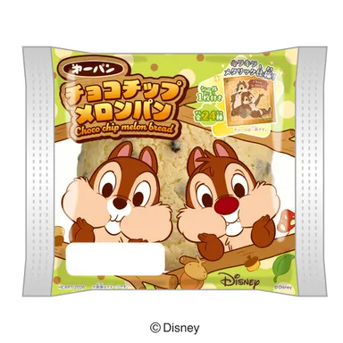 ディズニーキャラクター チョコチップメロンパン