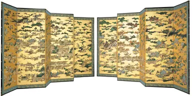 原本修理後初公開　国宝「上杉本洛中洛外図屏風」(米沢市上杉博物館蔵)【前期】