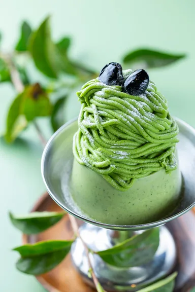 むっちゃ抹茶皿プリン 650円