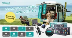 Ottocast製品ラインナップと車内利用イメージ