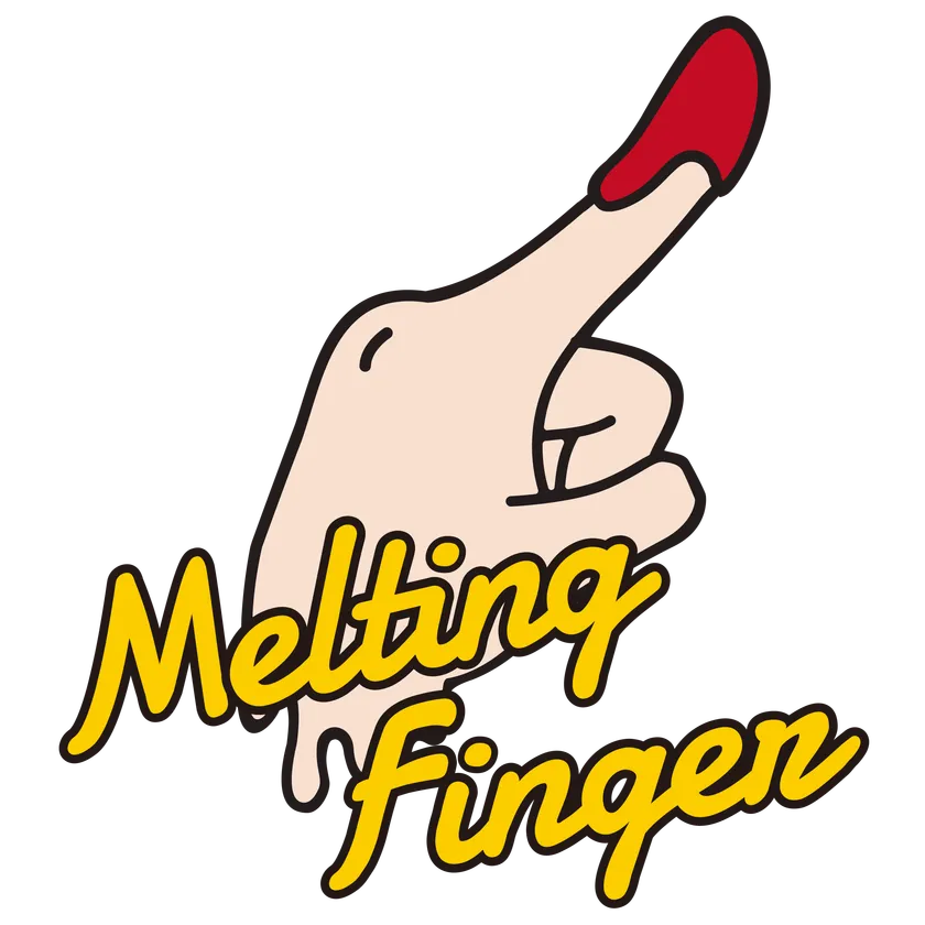 melting finger　ロゴ