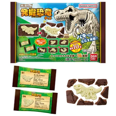 キャラパキ 発掘恐竜チョコ 大袋