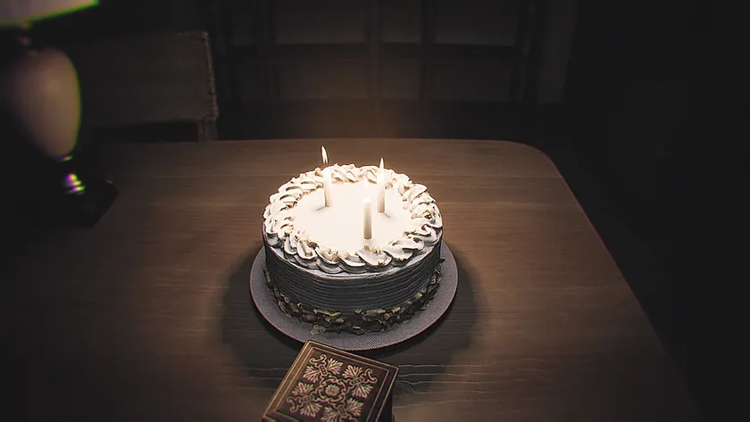 実機画面:誕生日ケーキ