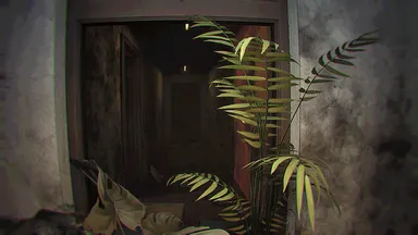 実機画面：隣人の部屋の廊下